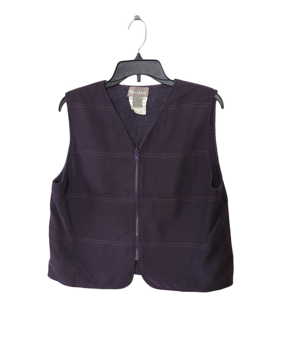 Retro Reversable Purple Vest Size M